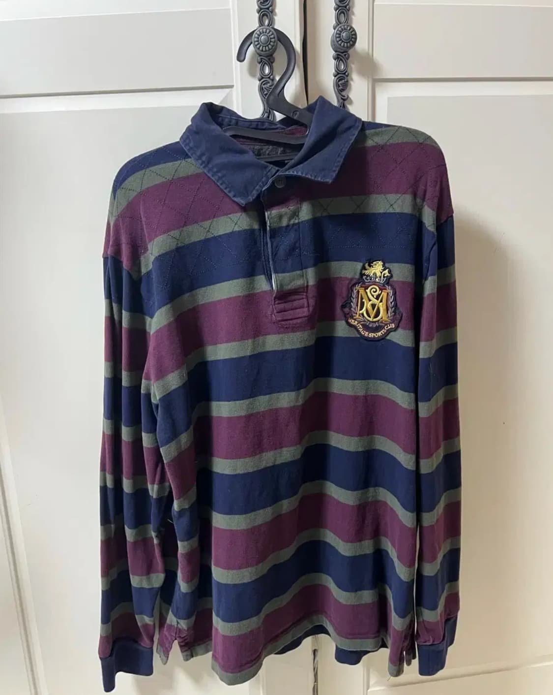 blue harbour 스트라이프 럭비 티셔츠 긴팔 빈티지 상품이미지2