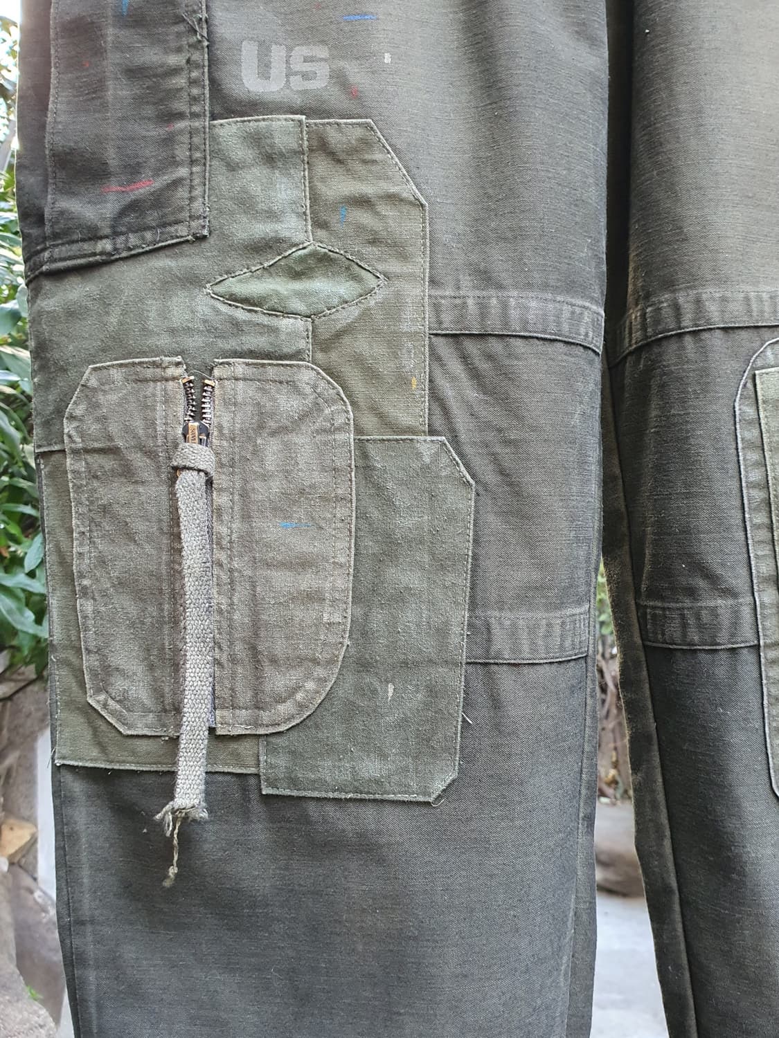 m65팬츠 빈티지 커스텀[업그레이드 버전/ 하드워싱/ 사이드지퍼] 상품이미지5
