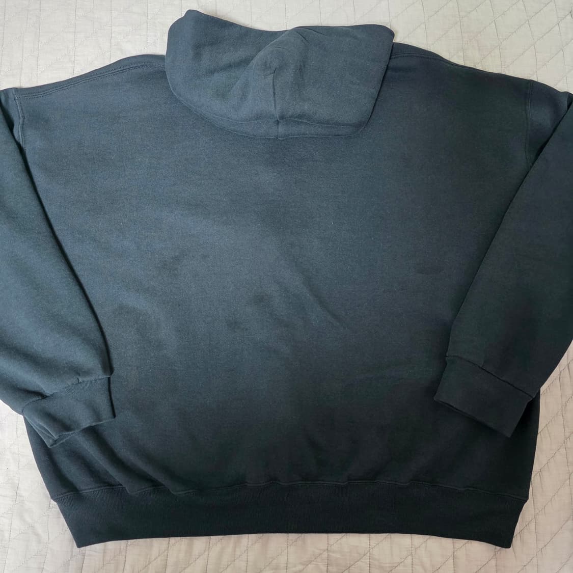 [XXXL] 90s USA 빈티지 러셀 애슬레틱 후드집업 블랙 빅사이즈 상품이미지4