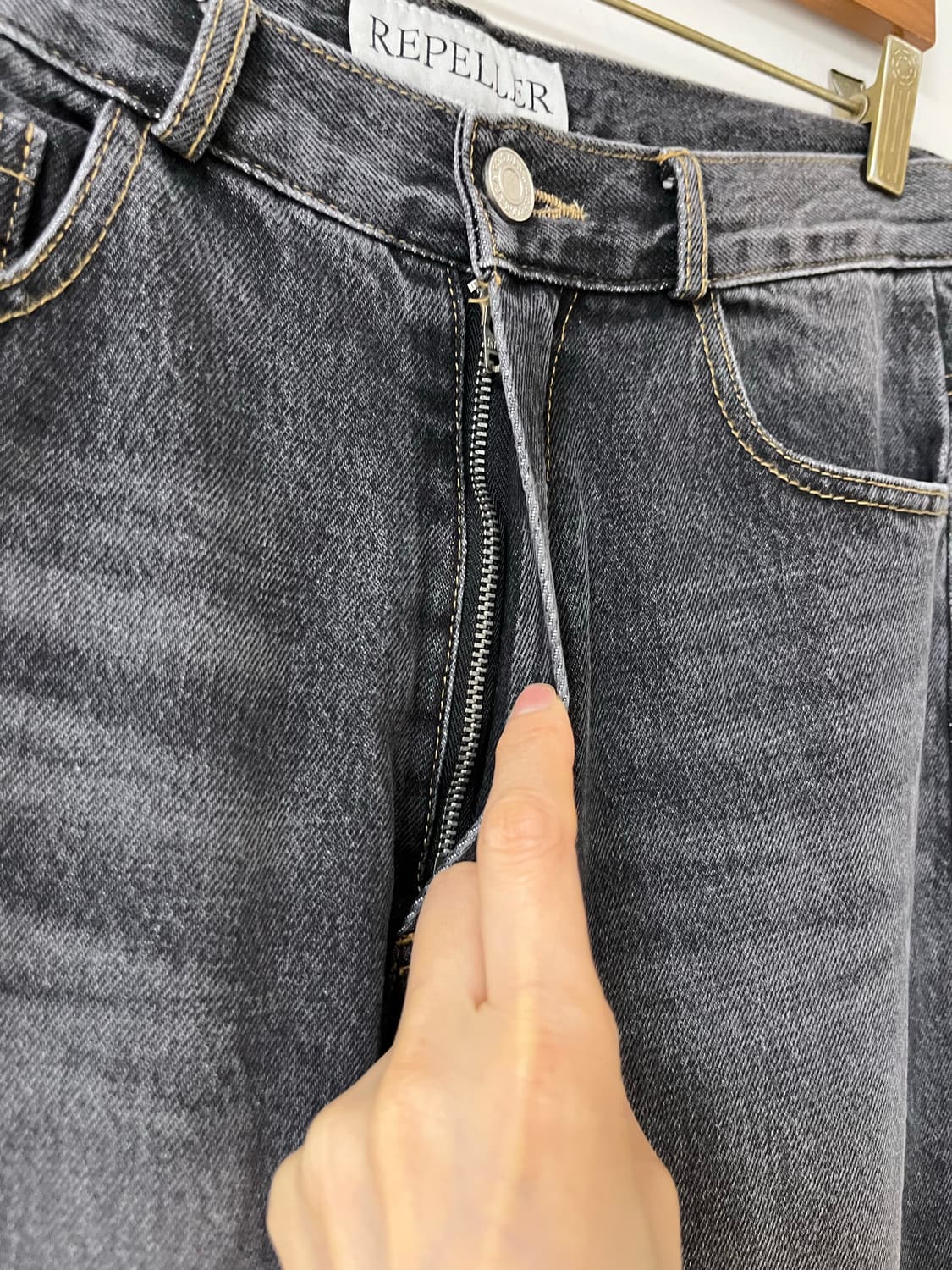 리펠러 와이드 데님 팬츠 상품이미지7