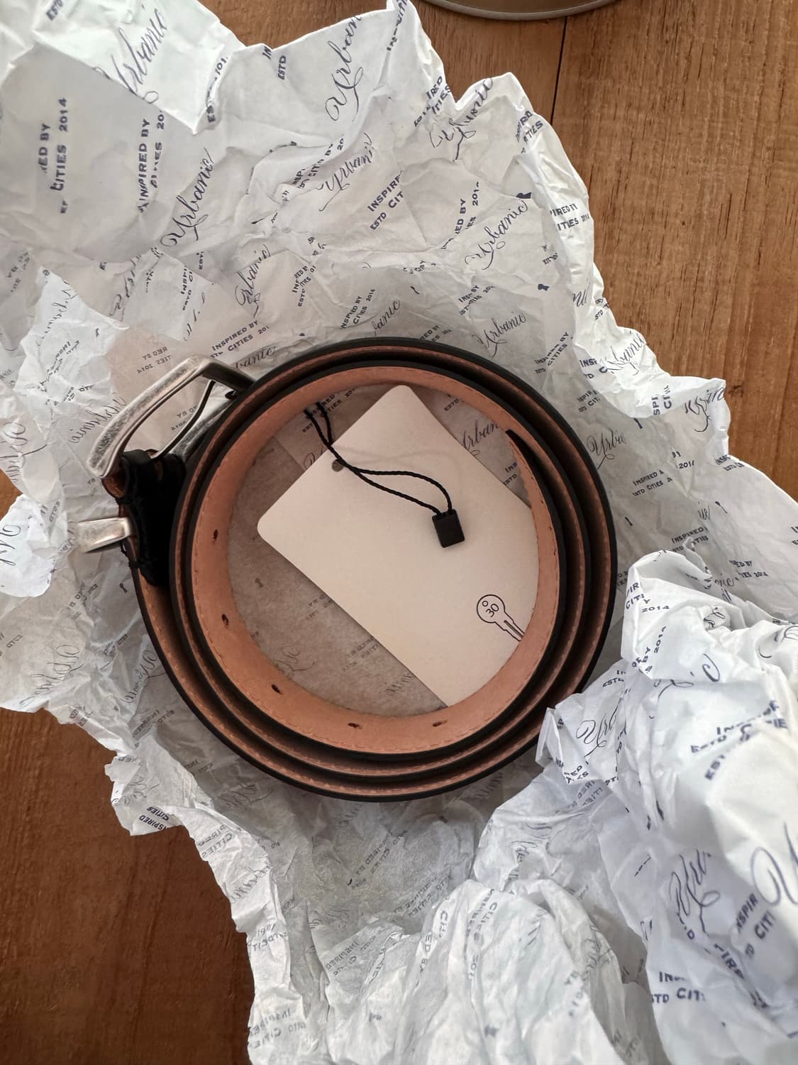 URBANIC30 Bona Wide 벨트 블랙 새상품(얼바닉30 벨트) 상품이미지3