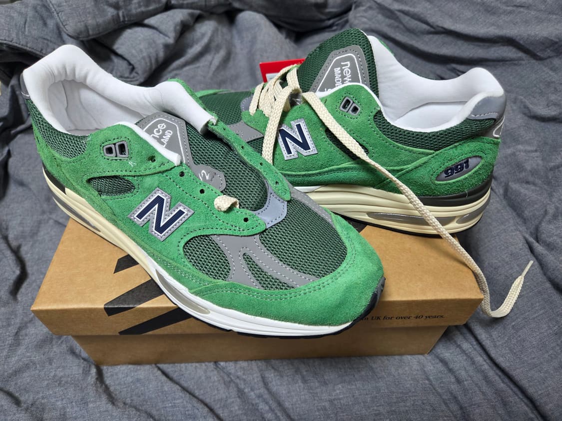 뉴발란스 991v2 미네랄 그린(U991gv2) 265 새상품 상품이미지2