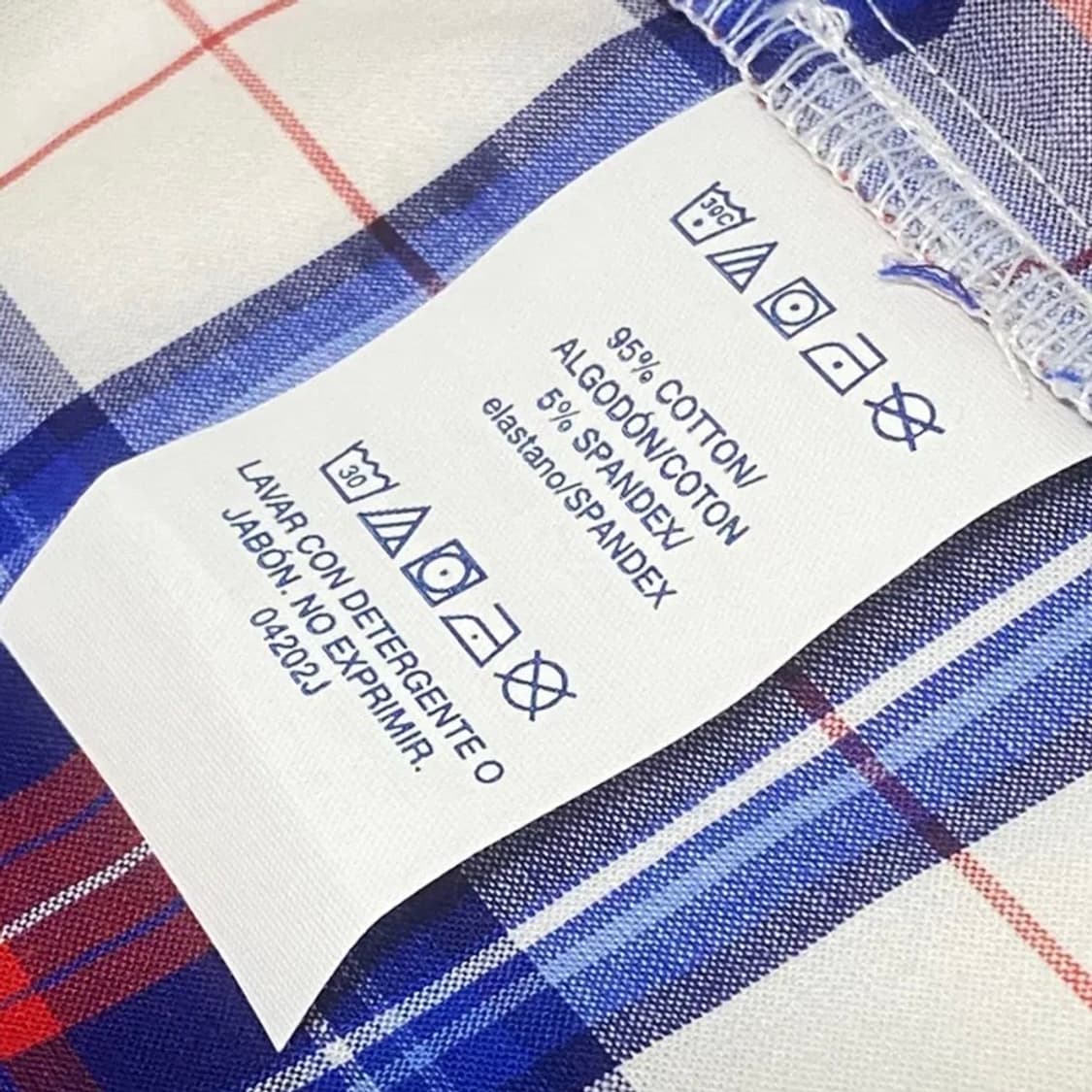 [정품] POLO 폴로랄프로렌 플레이드체크 오픈칼라 반팔셔츠M(새제품) 상품이미지7