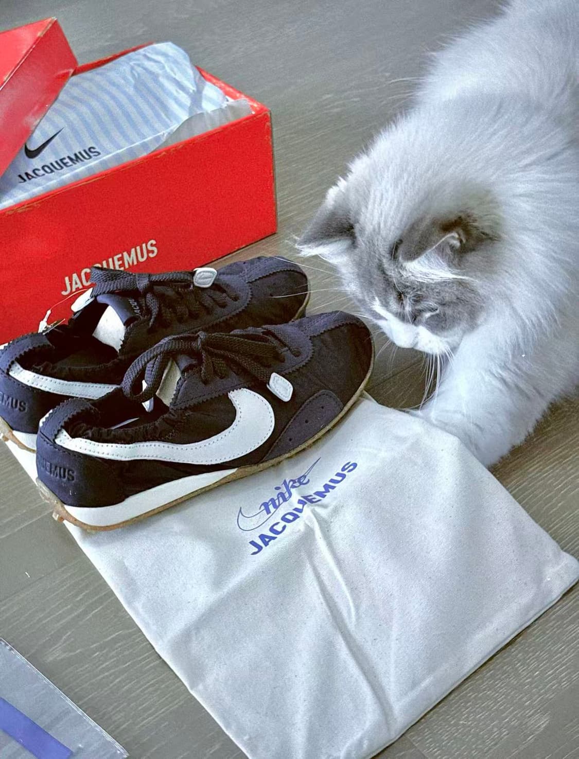 
나이키 x 자크뮈스 문 슈 SP 오프 누아르 캐시미어 270mm 상품이미지2