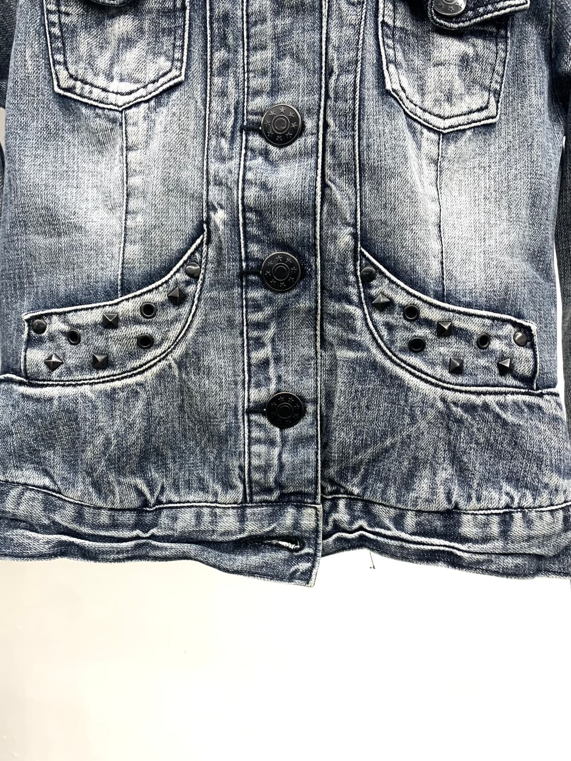 Leopard stud detail denim  상품이미지7