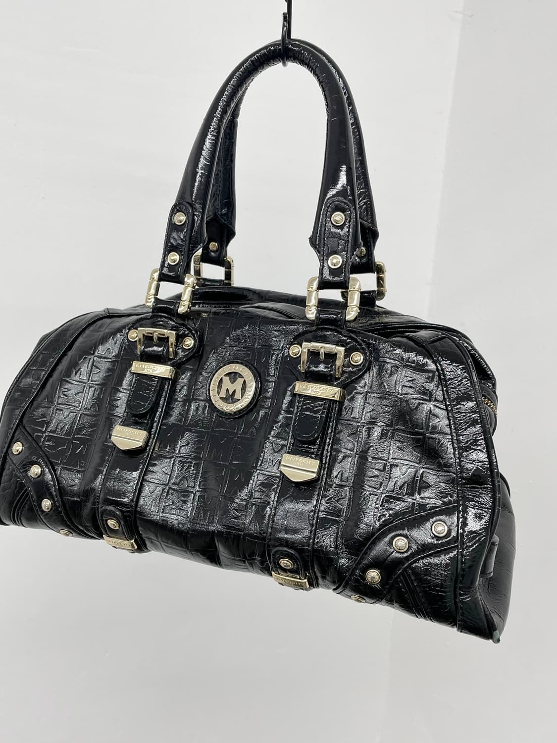 메트로시티 블랙 금장 갸루 토트백 상품이미지2