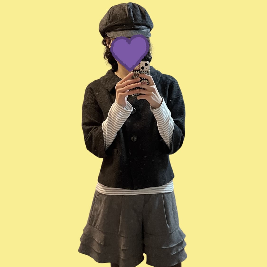 츠모리 치사토 울 프릴 하프팬츠 상품이미지4