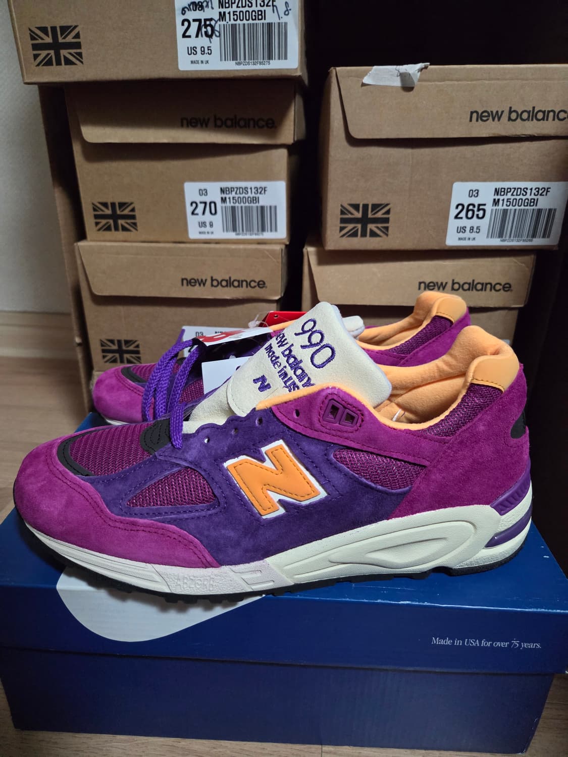 뉴발란스 USA M990PY2 265 새상품 상품이미지1