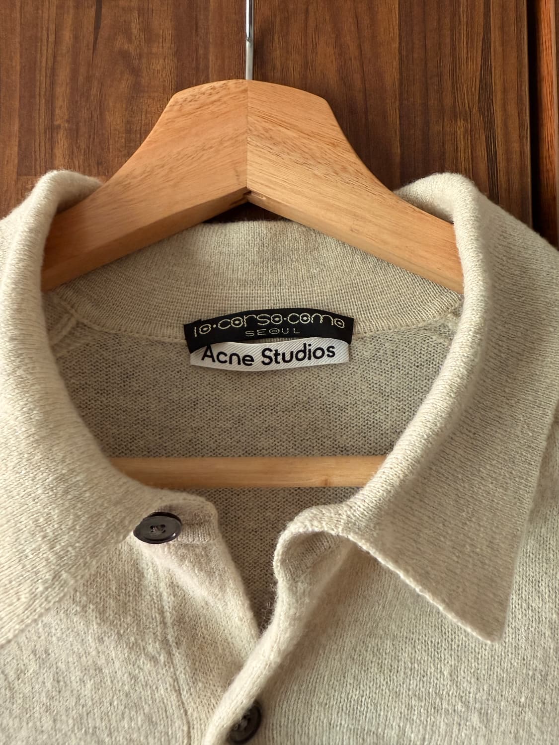 [Acne Studios] 아크네 스튜디오 니트 폴로 셔츠 L 상품이미지3