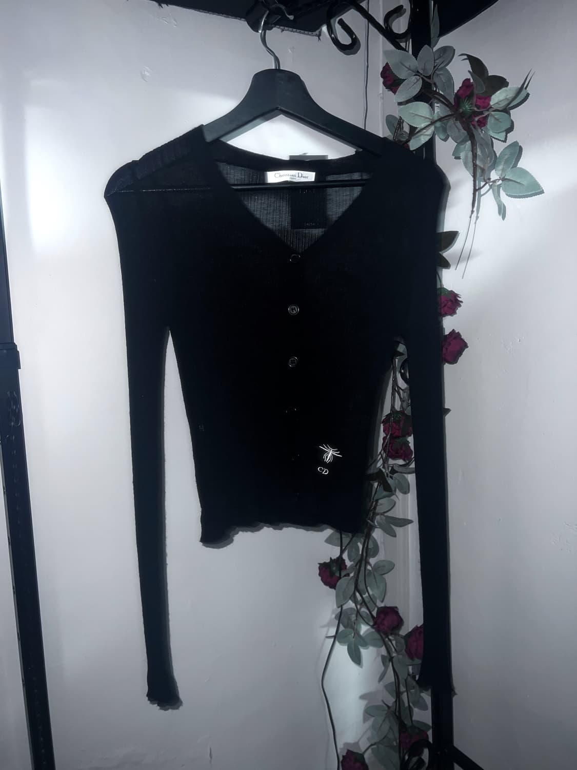 christian Dior 로고 블랙 가디건 상품이미지2