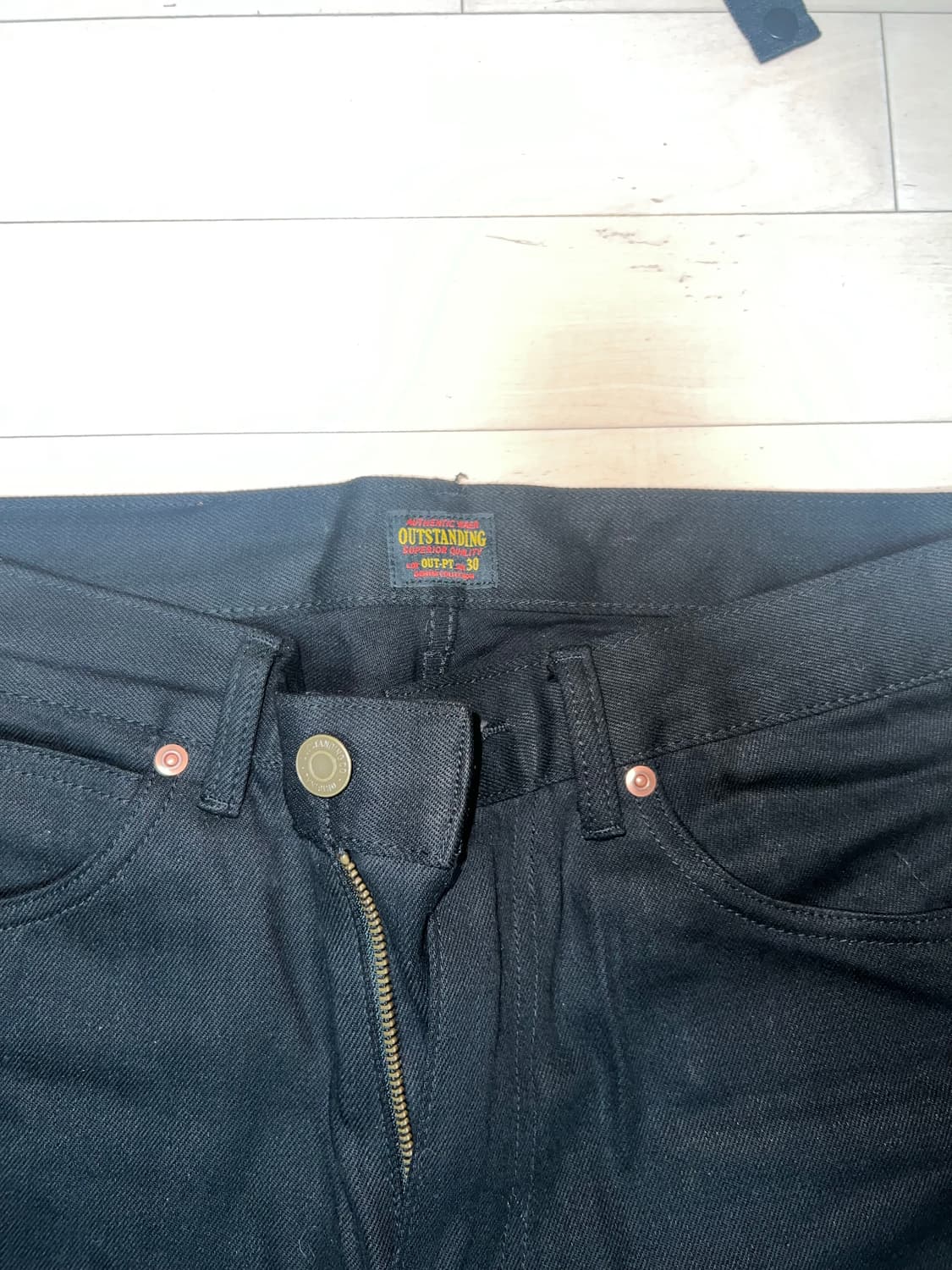 아웃스탠딩 라이더 셀비지 데님 팬츠 50S RIDERS SELVEDGE  상품이미지3
