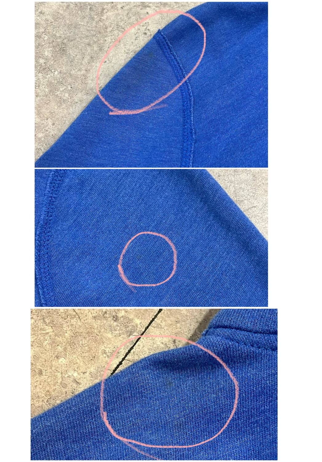 홀리스터 기모 후드집업 블루 XL #csz3476 상품이미지7