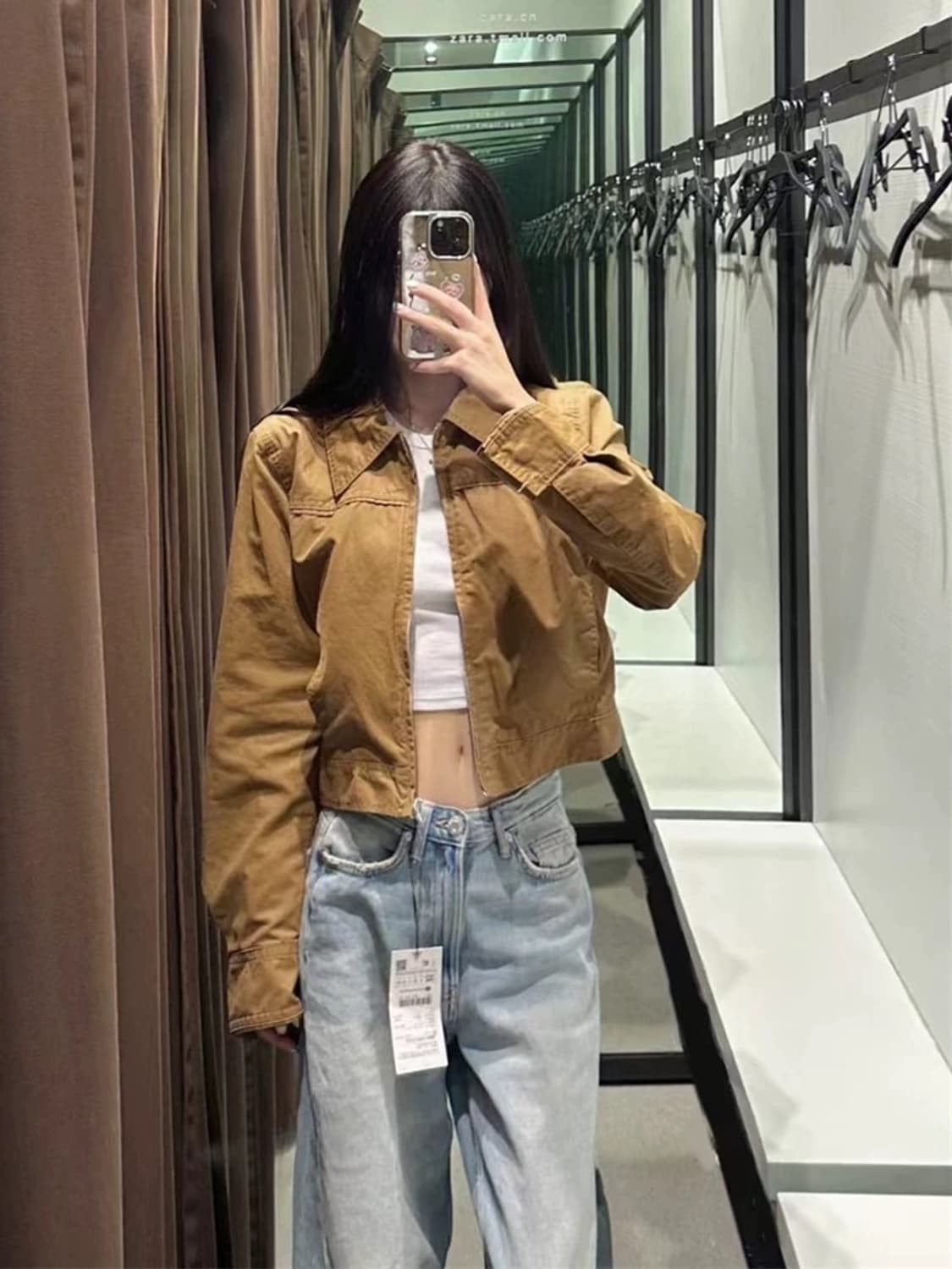 자라 왁스자켓L 상품이미지2