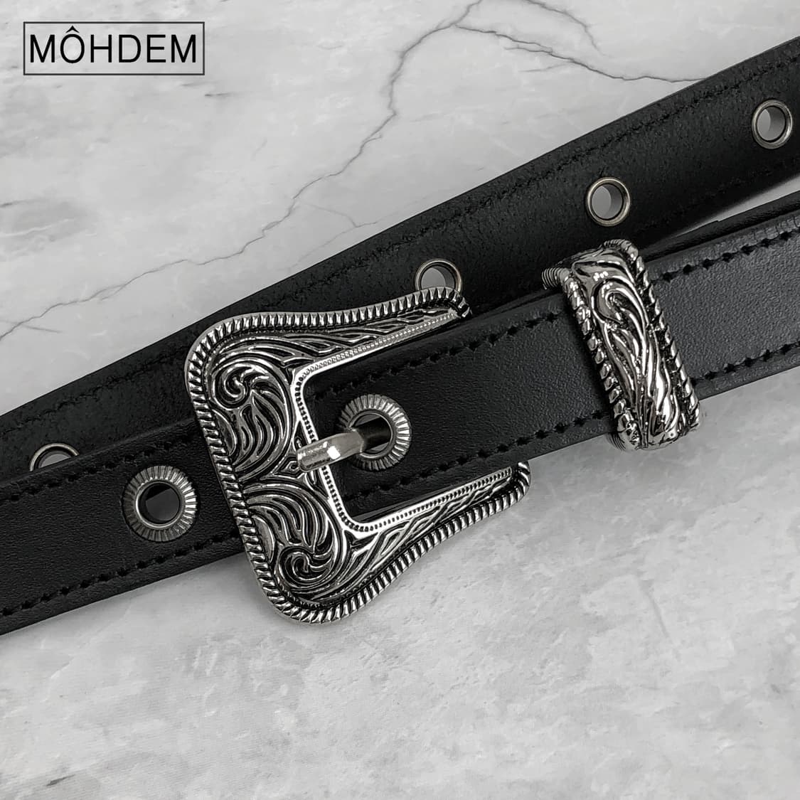 [Unisex] 아일렛 로랑 이태리 소가죽 벨트 상품이미지6