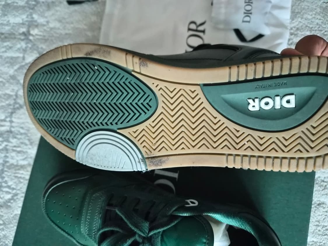 디올 b27 스니커즈 베이지 그린 42사이즈 상품이미지7