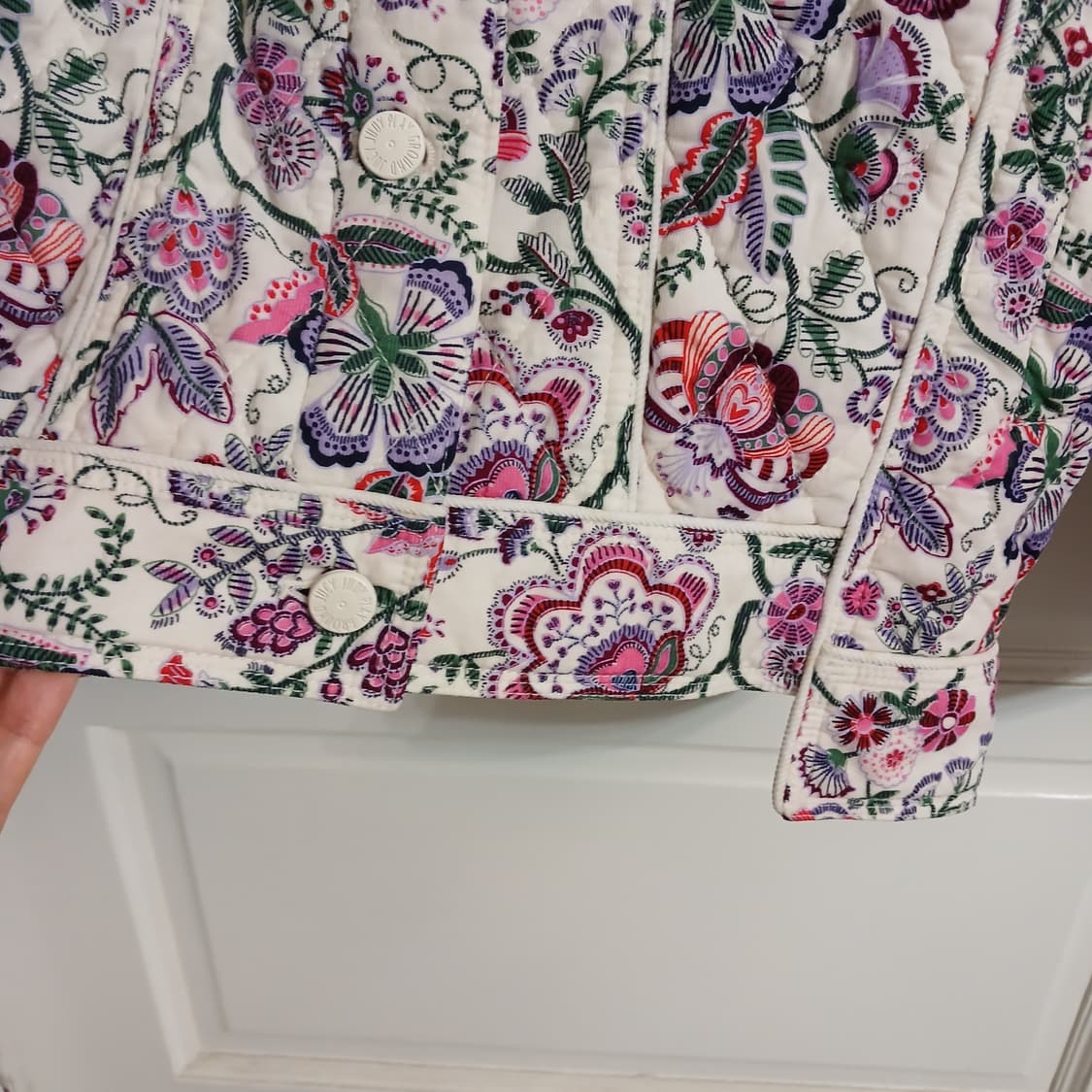 쥬시쥬디 플라워 퀼팅 자켓 상품이미지6