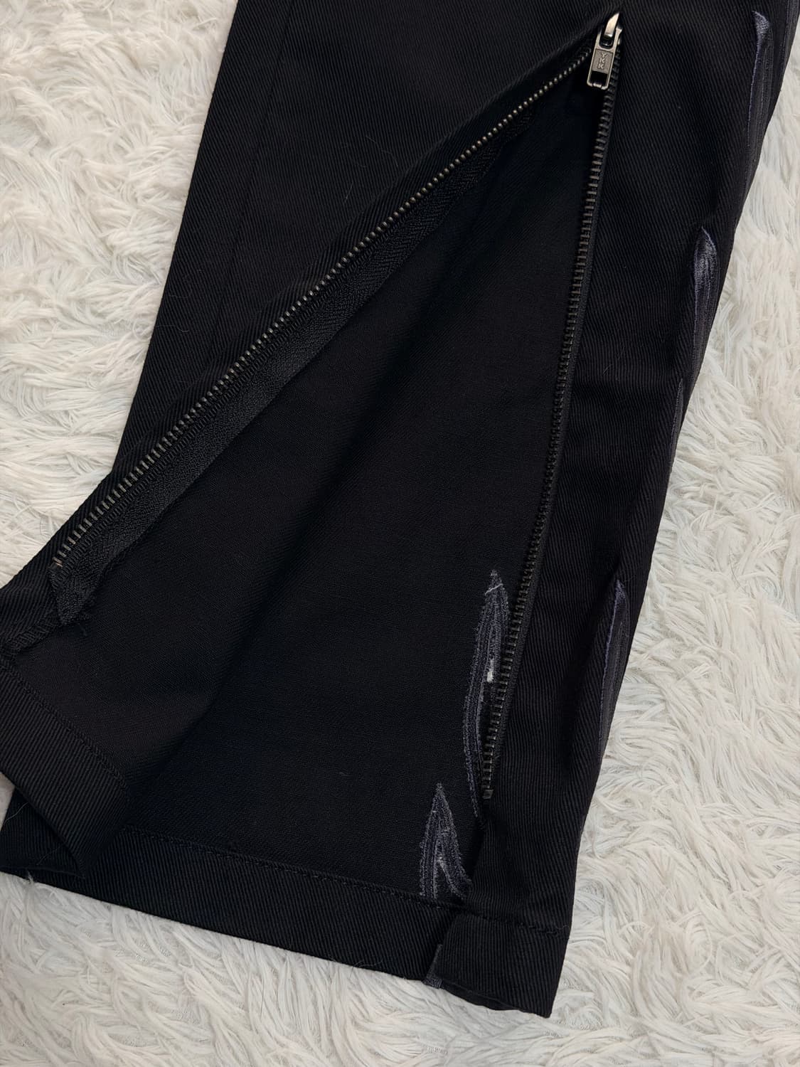 M.P.Q (엠피큐) 플레임 필라 디바이디드 데님 팬츠 상품이미지4