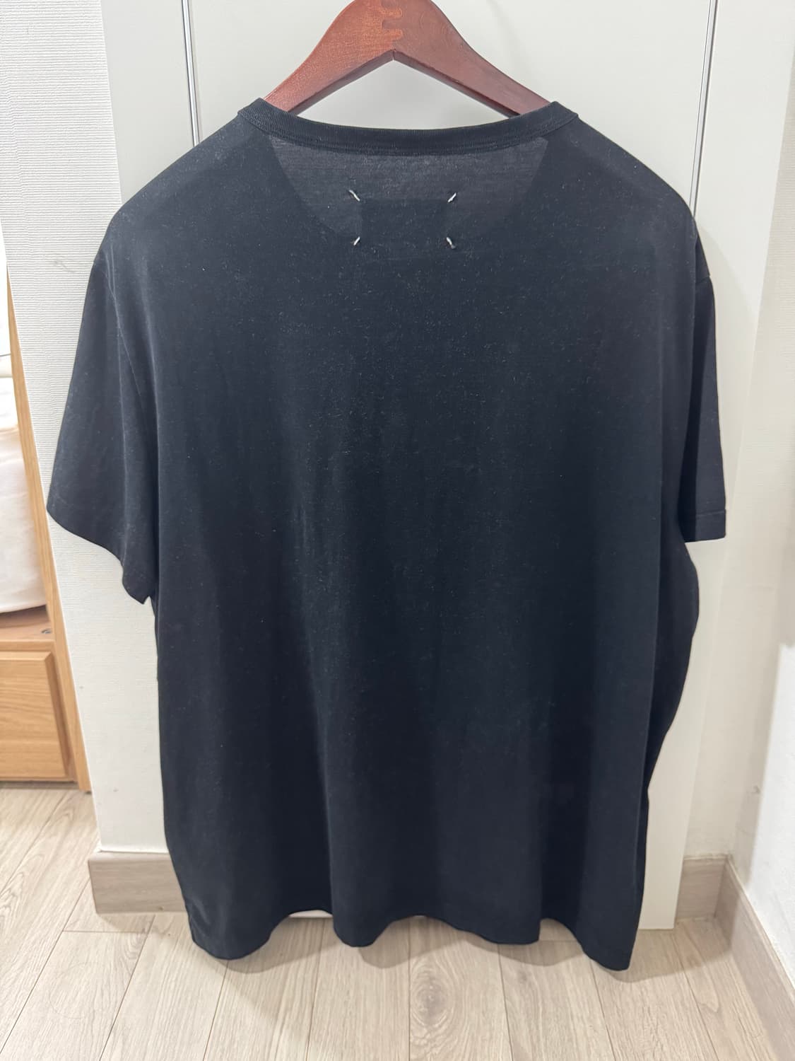 마르지엘라 넘버링 블랙 티셔츠 XL 상품이미지2