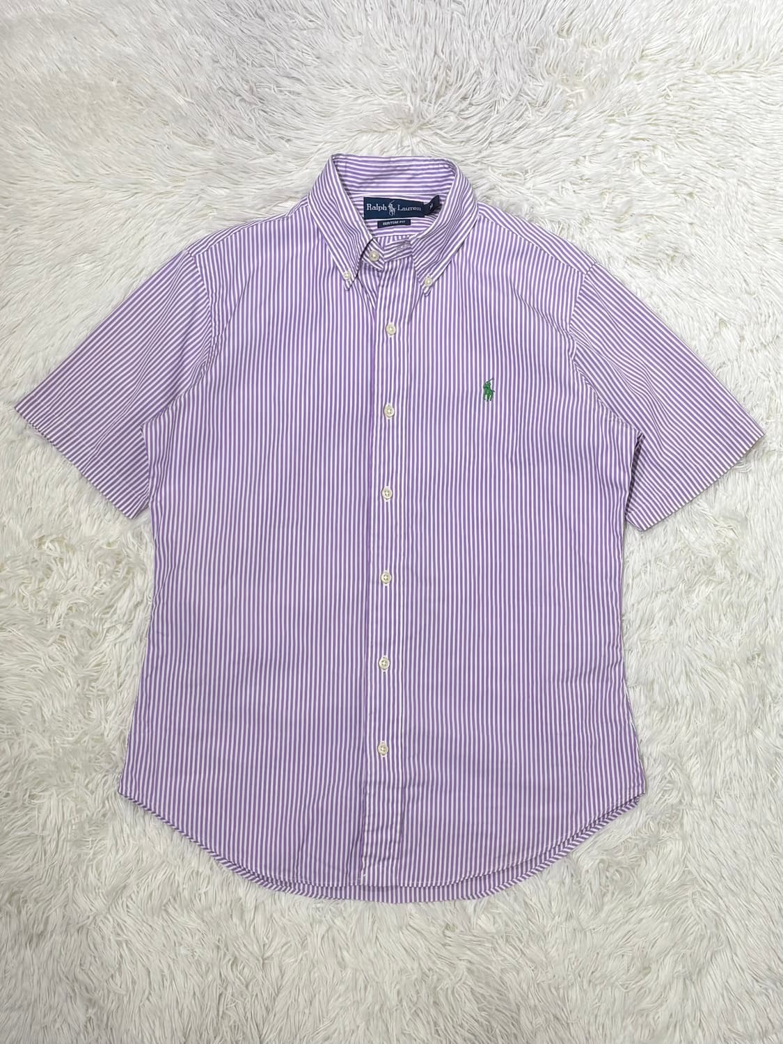 폴로랄프로렌 그린포니 스트라이프 반팔 셔츠 상품이미지3