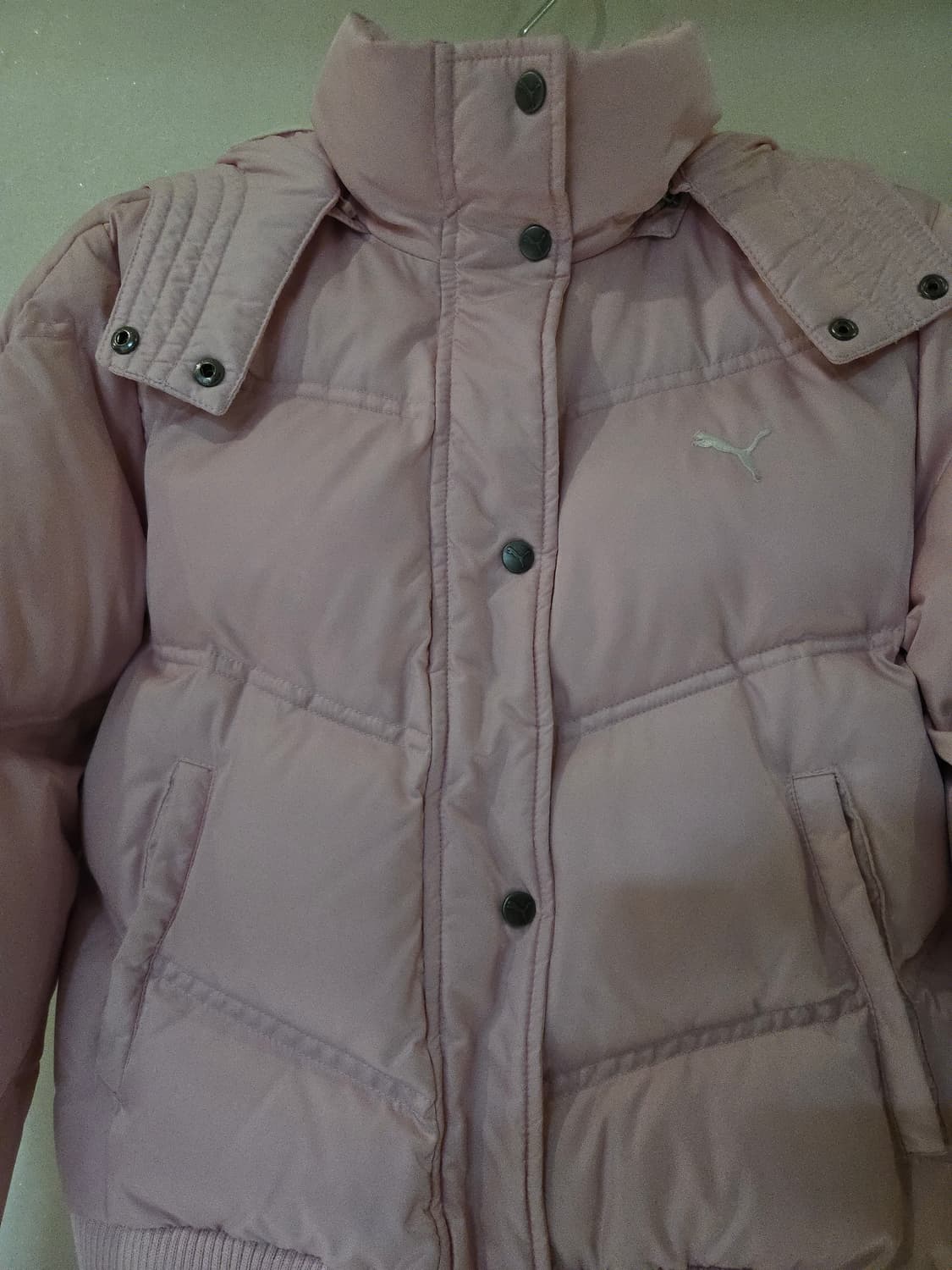 푸마 덕다운 딸기우유 패딩 s 상품이미지2