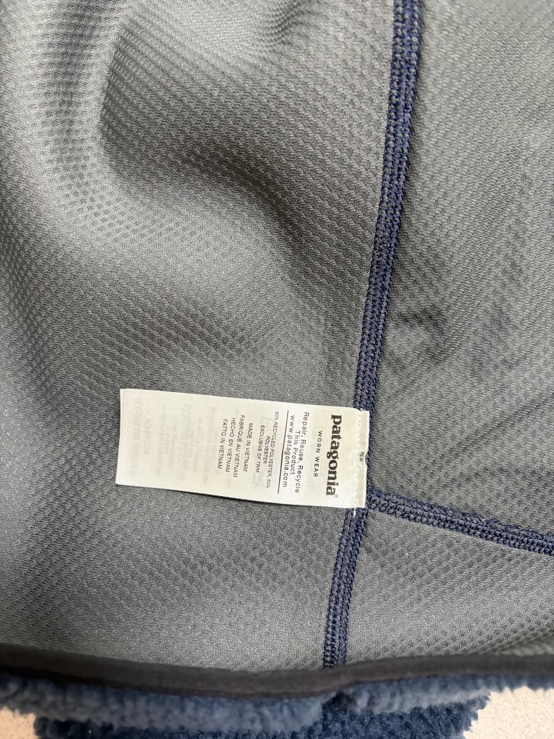 [M] 파타고니아 클래식 레트로X 플리스 후리스 자켓 (뉴 네이비) 단품 상품이미지3