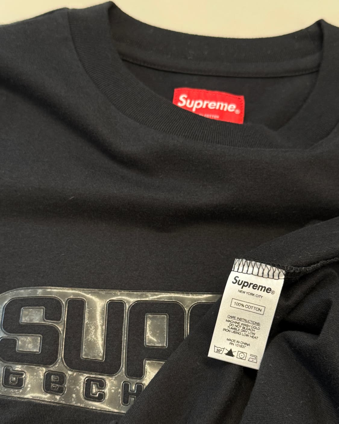 슈프림 테크 롱슬리브 19ss 상품이미지5