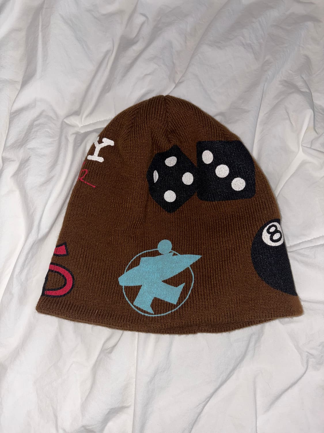 스투시 Stussy 브라운 비니 상품이미지1