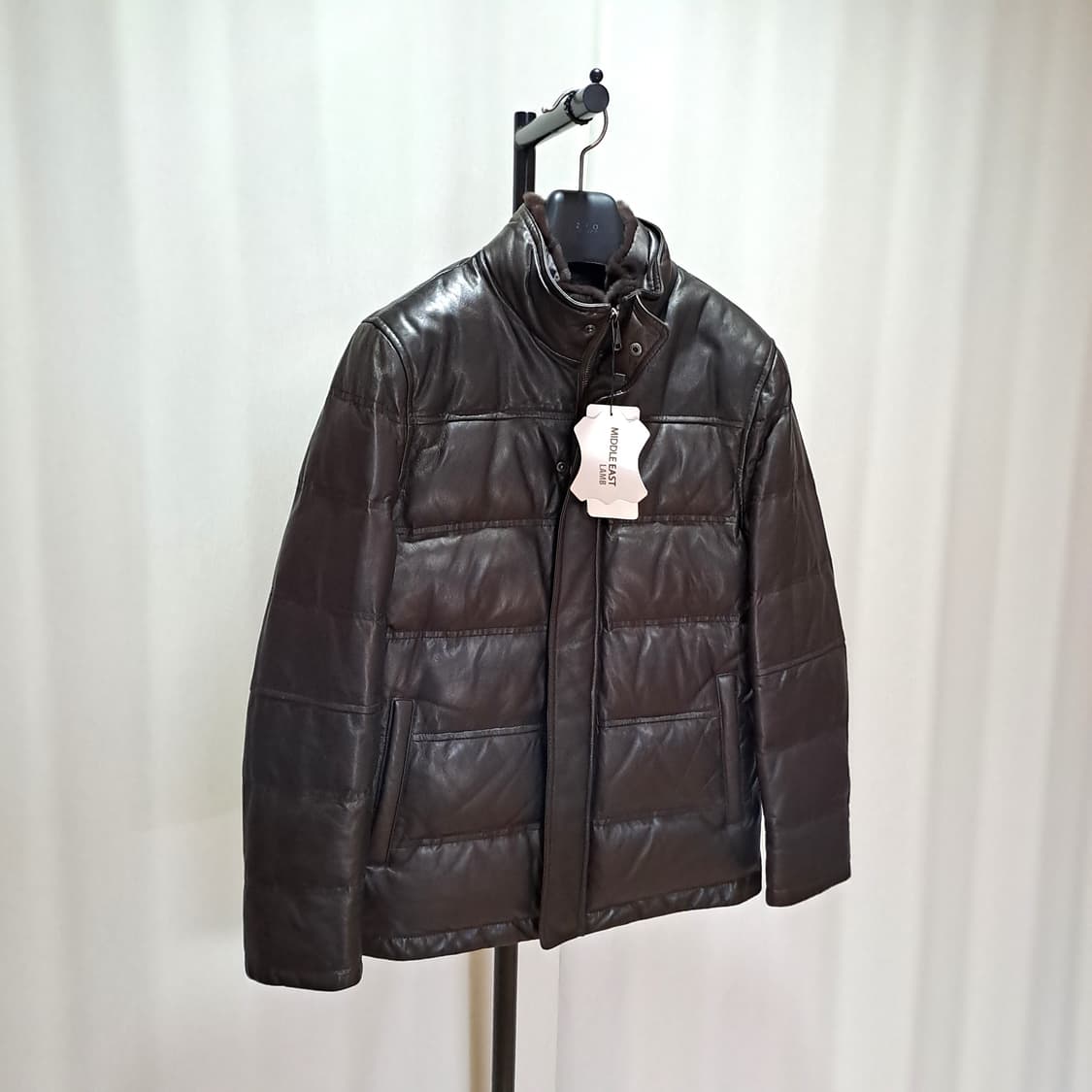 (새제품 택포) 오야니 램스킨 구스다운 패딩 95 B641 상품이미지3