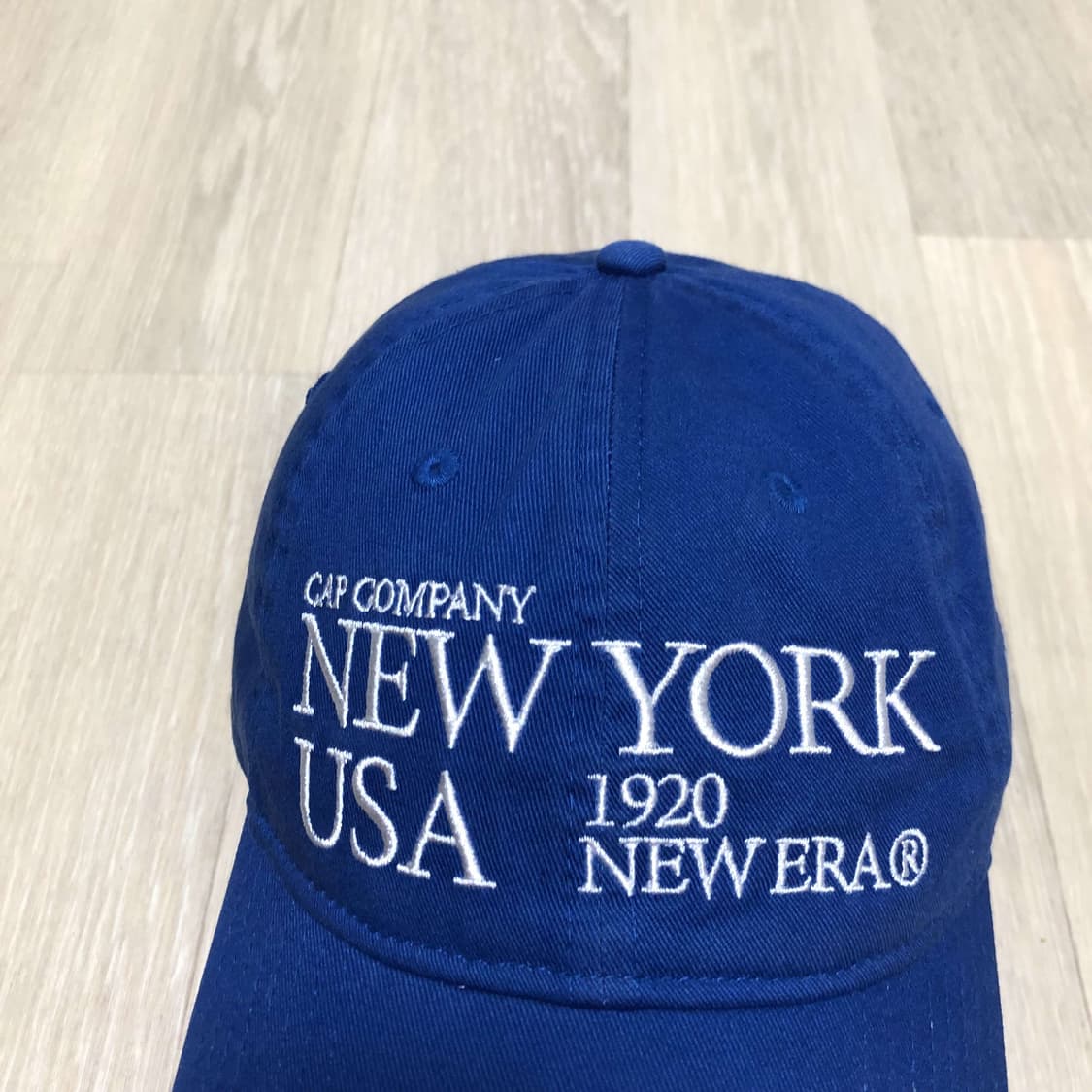 (ONE SIZE) 뉴에라 NEW ERA 언스트럭쳐 스크립트 볼캡 블루 상품이미지2