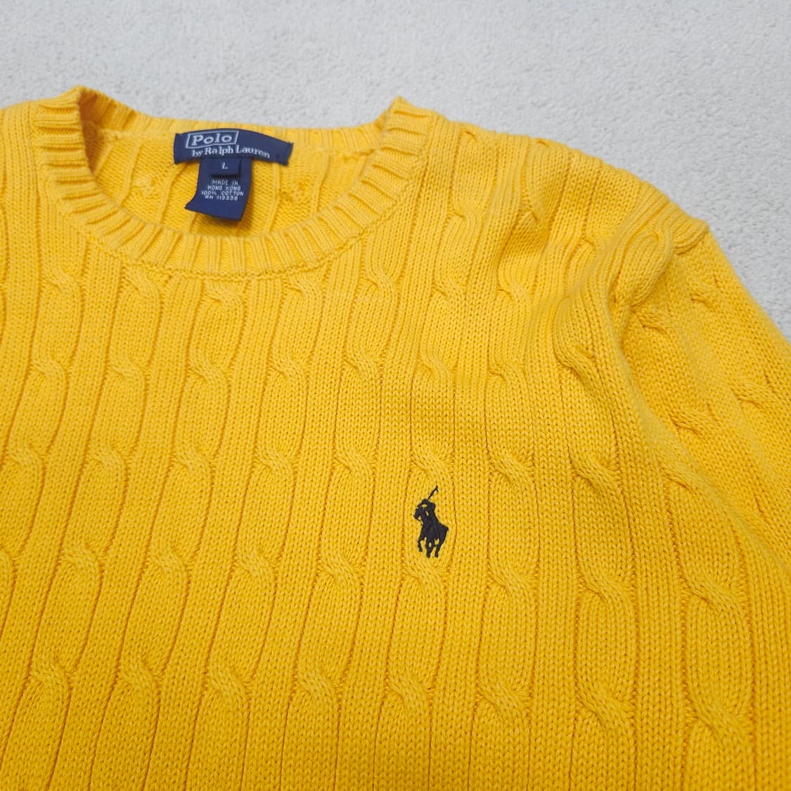 폴로 랄프 로렌 케이블 니트 L 상품이미지3