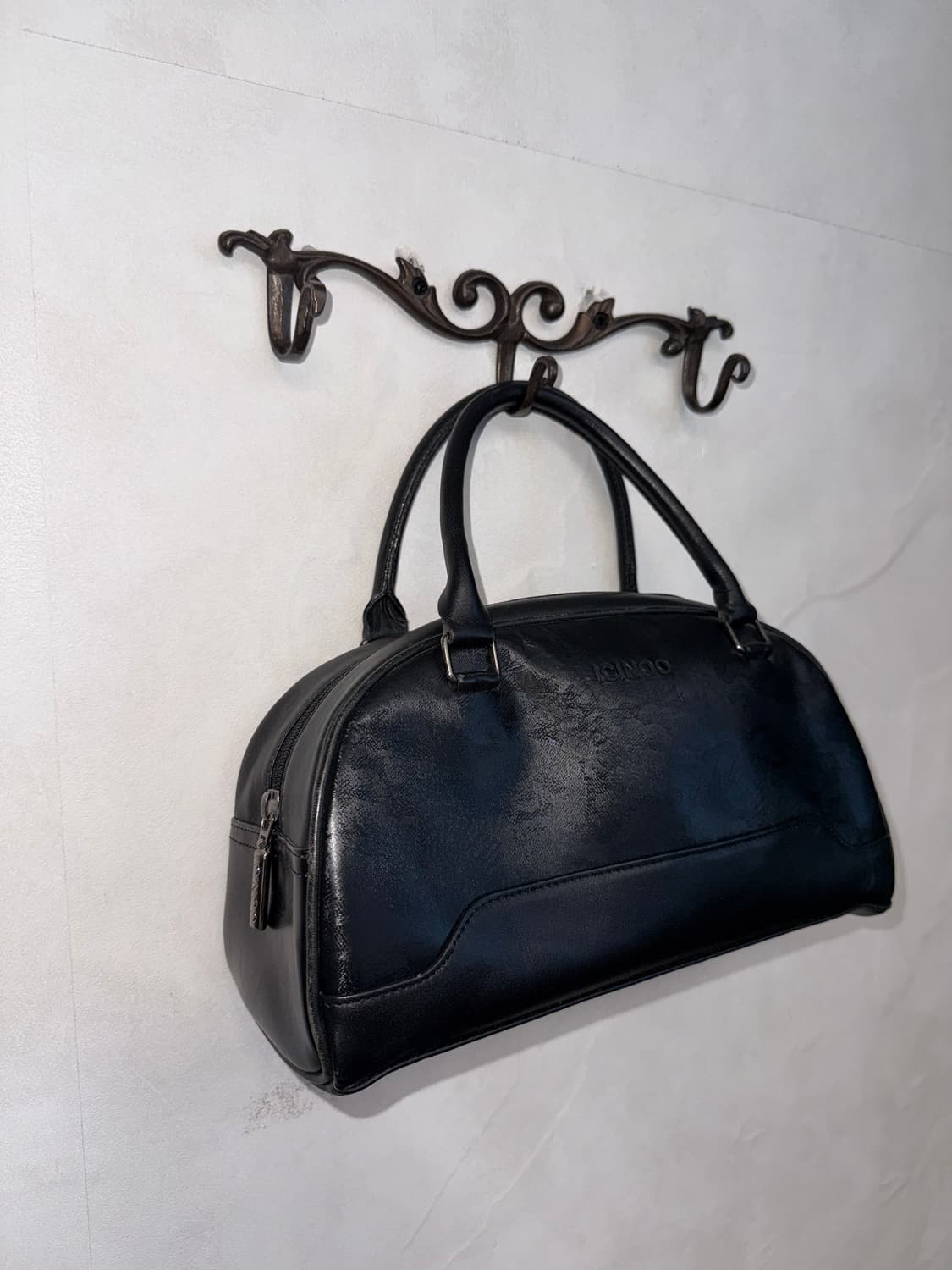 ICINOO black oriental patterned tote bag 상품이미지2