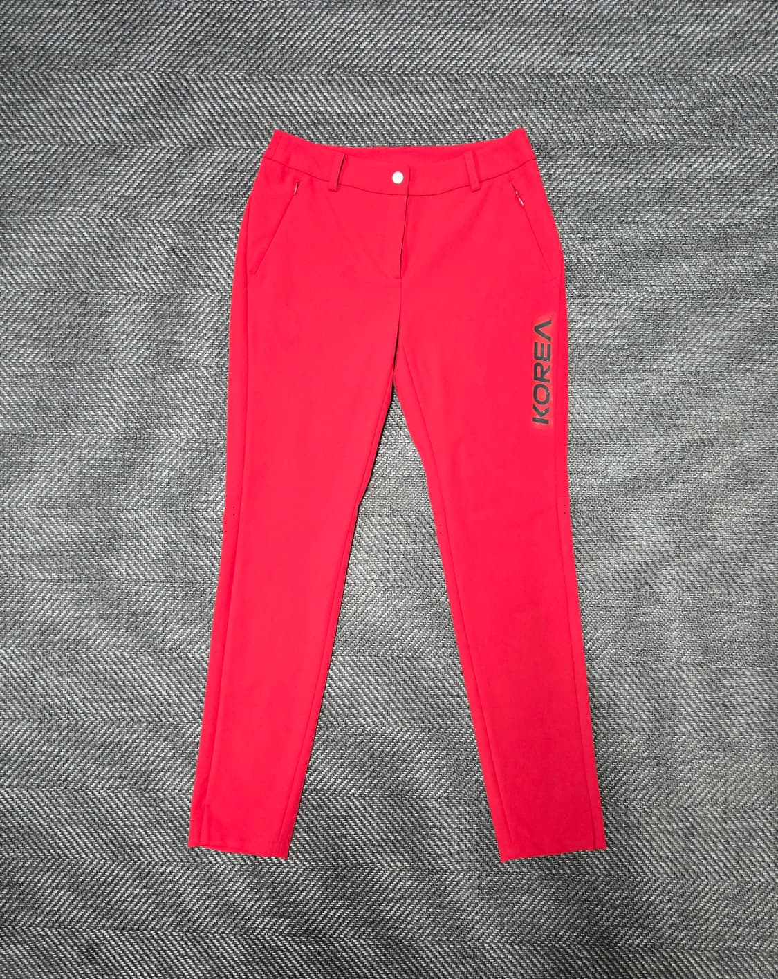 왁골프 WAAC 여성 레드 팬츠 KOREA 로고 상품이미지2