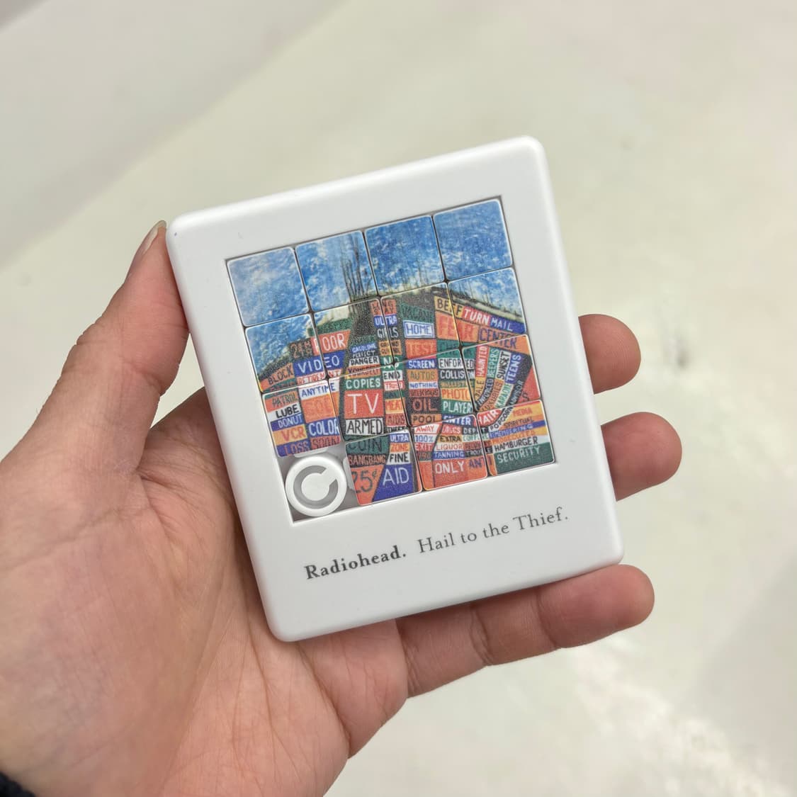 Radiohead promo puzzle 라디오헤드 프로모션 퍼즐 상품이미지3