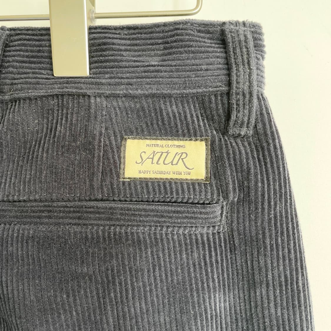 C1 세터 SATUR 비날레스 4포켓 코듀로이 팬츠 29사이즈 상품이미지4