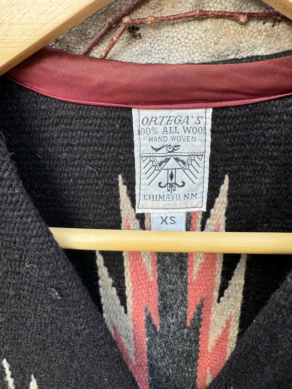 오르테가 핸드 우븐 울 치마요 베스트 블랙 우먼 상품이미지7