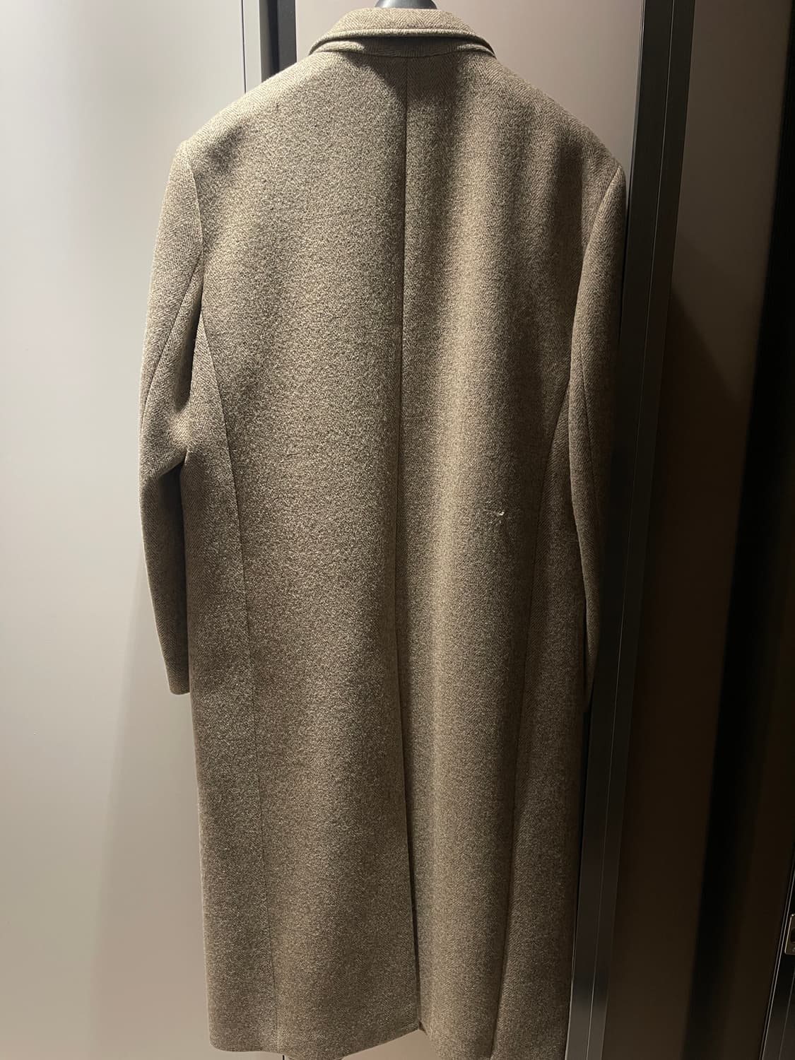 던스트 롱코트 헤링본 베이지 상품이미지9