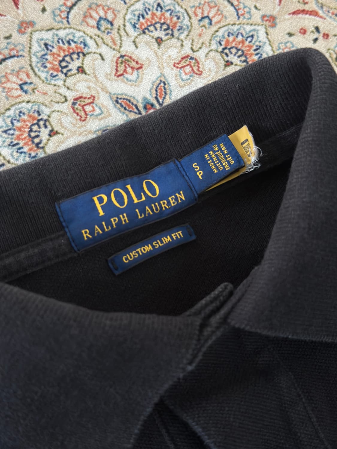 폴로 랄프로렌 블랙 멀티 빅포니 카라티  상품이미지5