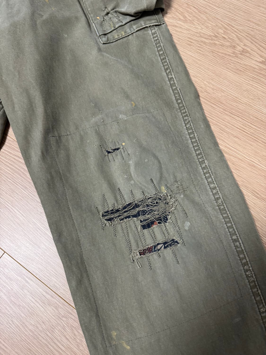 비즈빔 visvim 19aw veterans pants crash 베테랑 상품이미지5