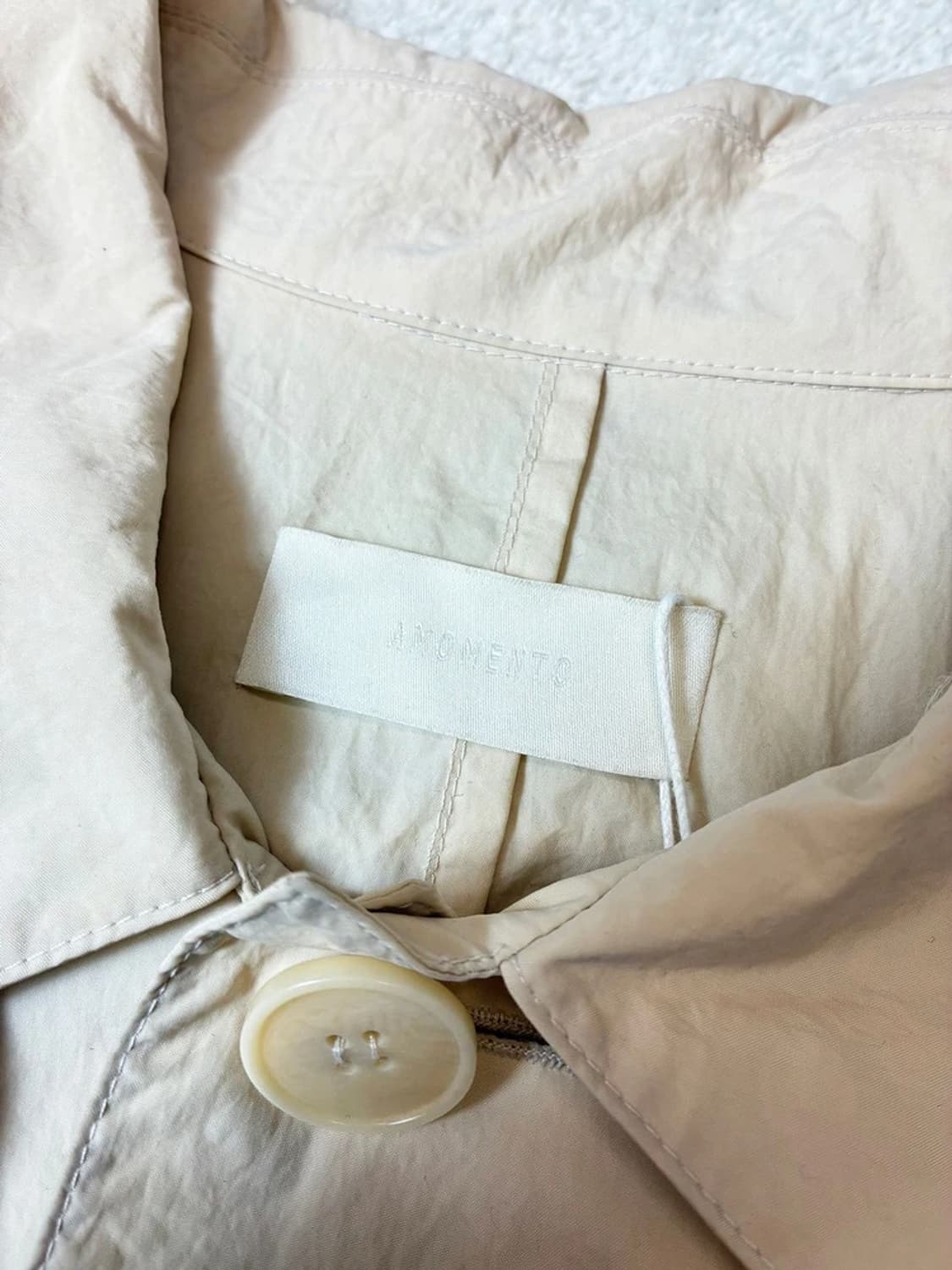 아모멘토 20ss 퍼티그 벨티드 롱 트렌치 코트 PN7841 상품이미지7