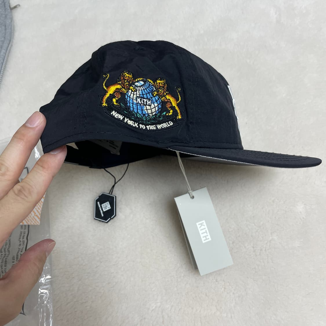 키스 x 뉴에라 뉴욕 메츠 나일론 블랙 상품이미지8