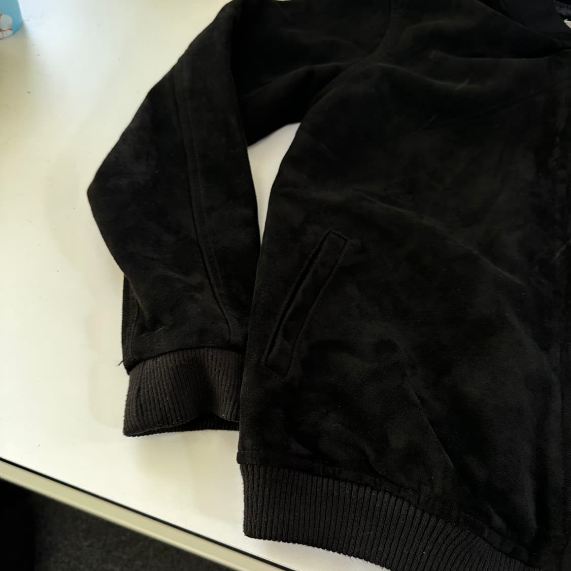 L 세인트페인 블랙 스웨이드 자켓 상품이미지3