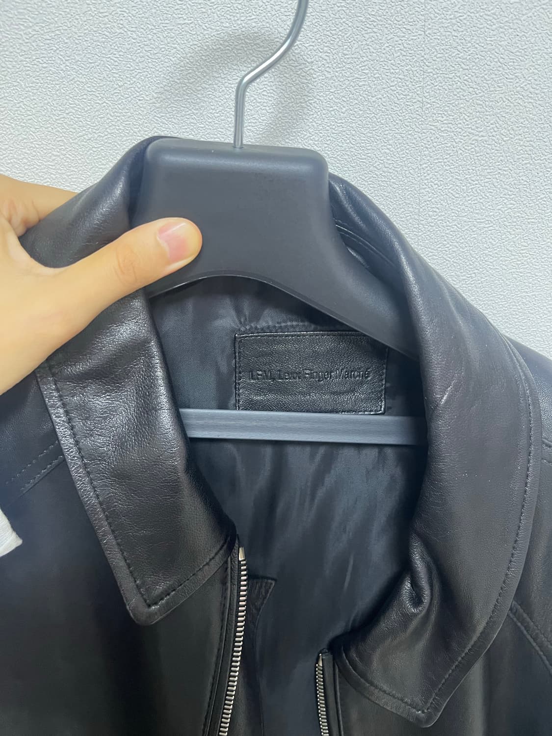Lfm 엘에프엠 가죽 봄버 자켓 상품이미지4
