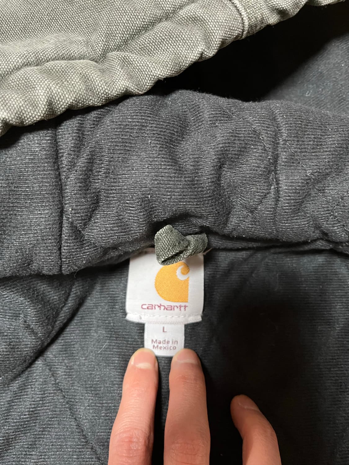 칼하트 J130 mos 모스그린 (19년도 마지막 생산제품) 상품이미지7