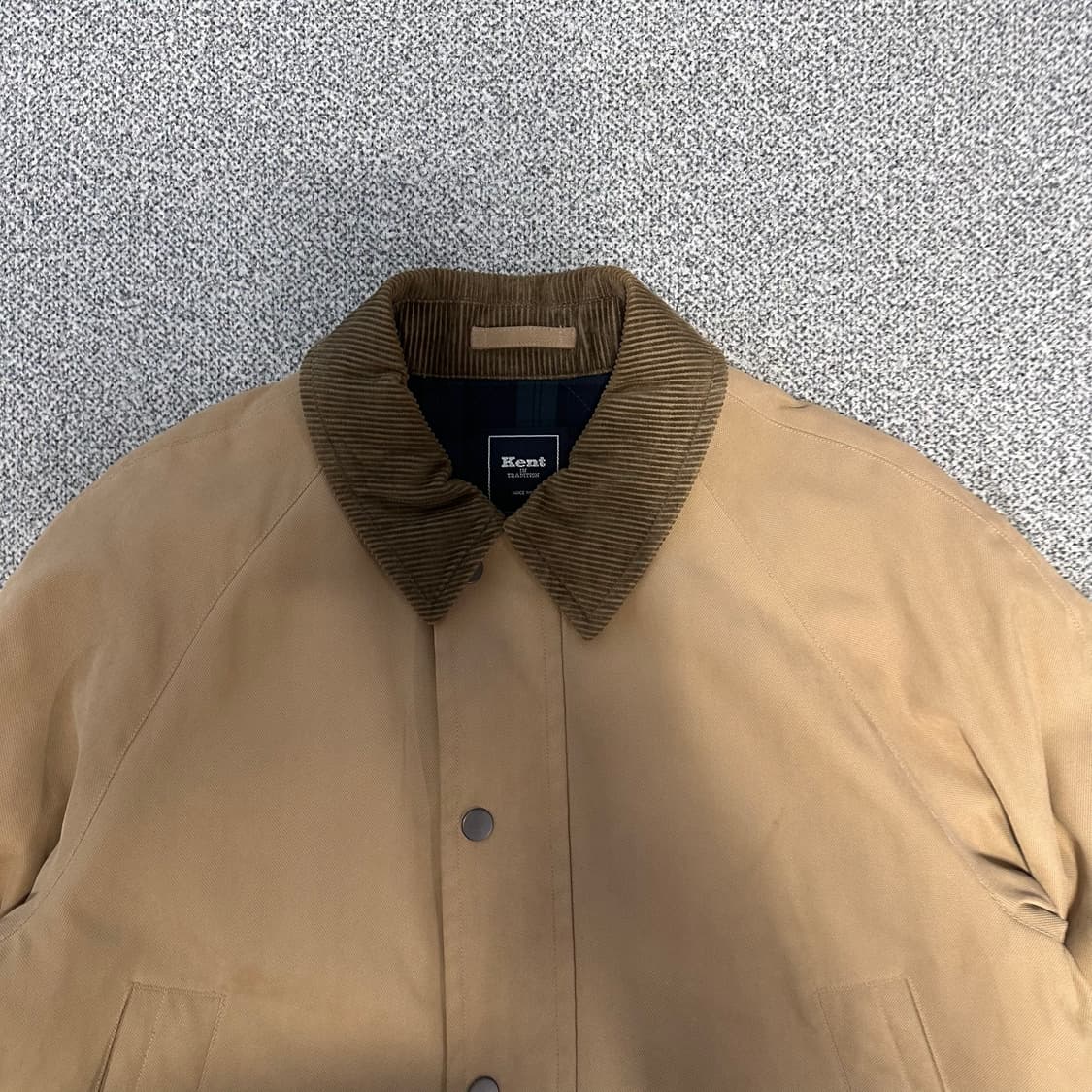 켄트 자켓 코듀로이 카멜 상품이미지2