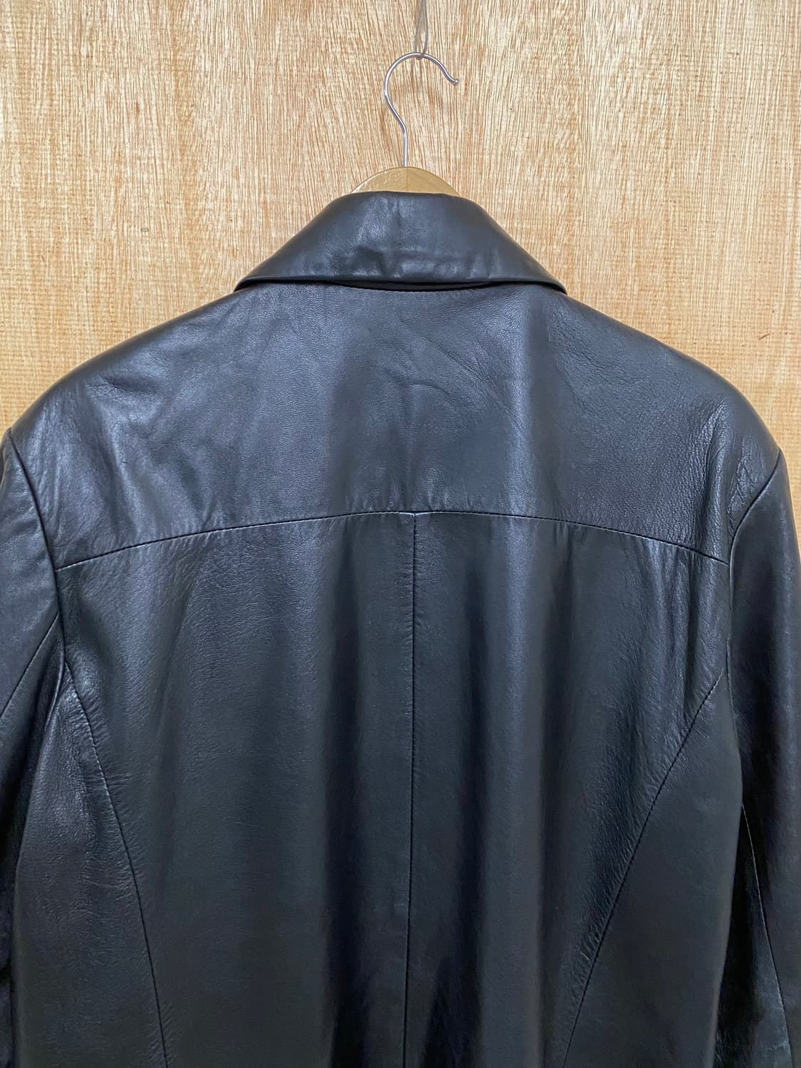 VTG minimal leather jacket 미니멀 레더 자켓 상품이미지5