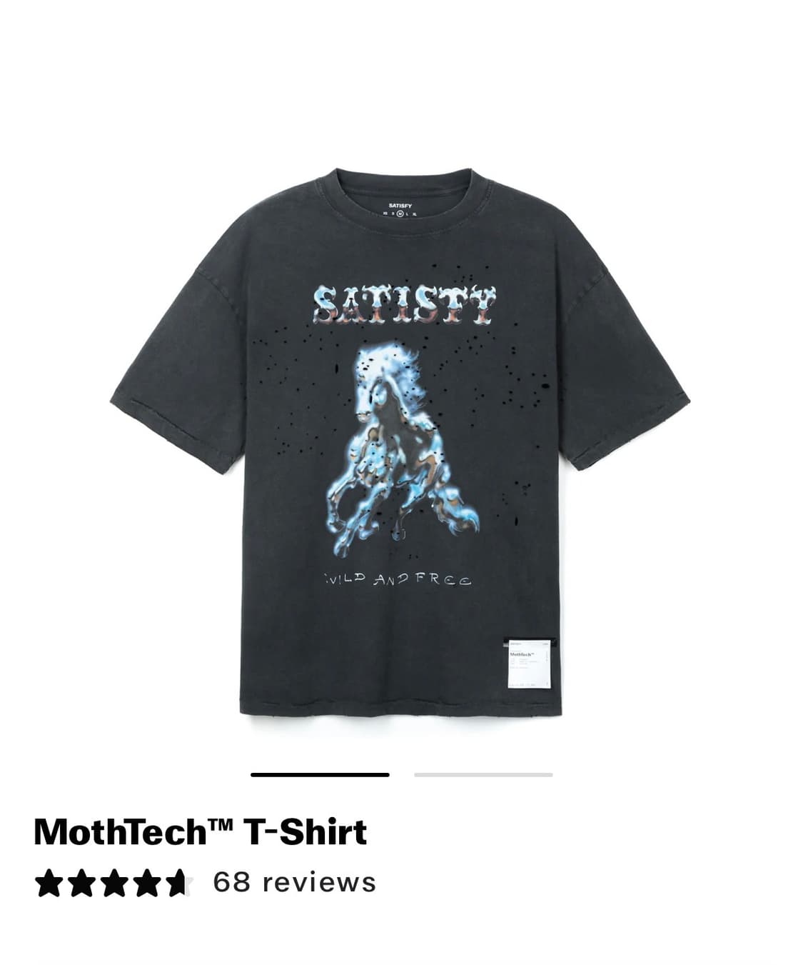 새티스파이 모스테크 티 26ss 야생마  XL(새상품)  상품이미지1