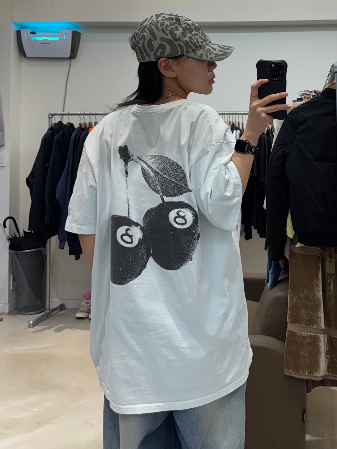 스투시 8볼 체리 티셔츠 상품이미지4