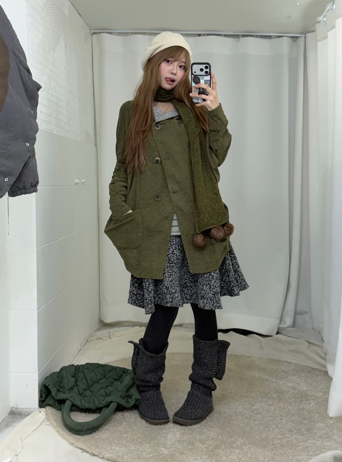 녹차라떼 두쫀쿠 하구미 모리 니혼진 코디세트 상품이미지2