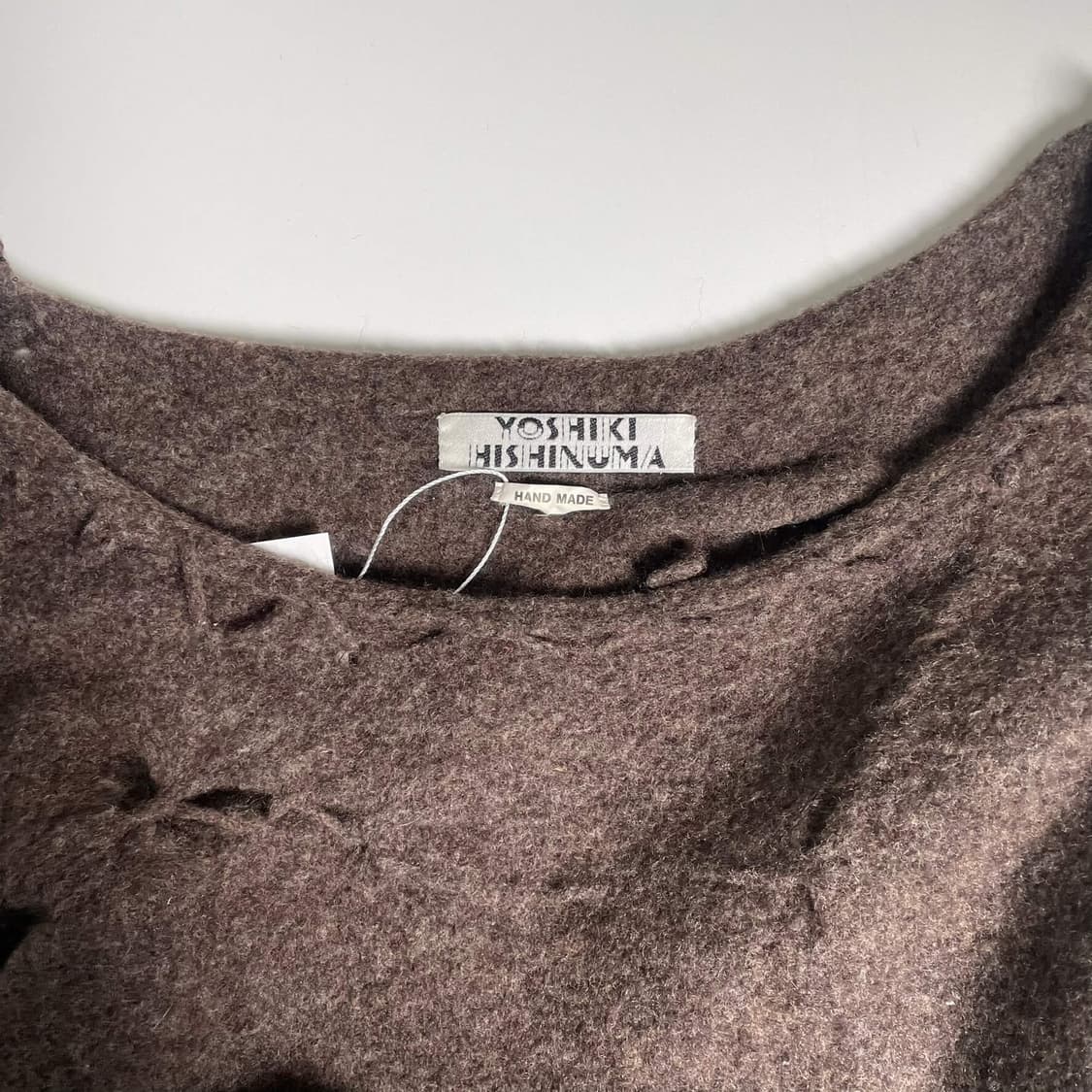 Yoshiki hishinuma 핸드메이드 울 블렌드 매듭 니트 상품이미지9