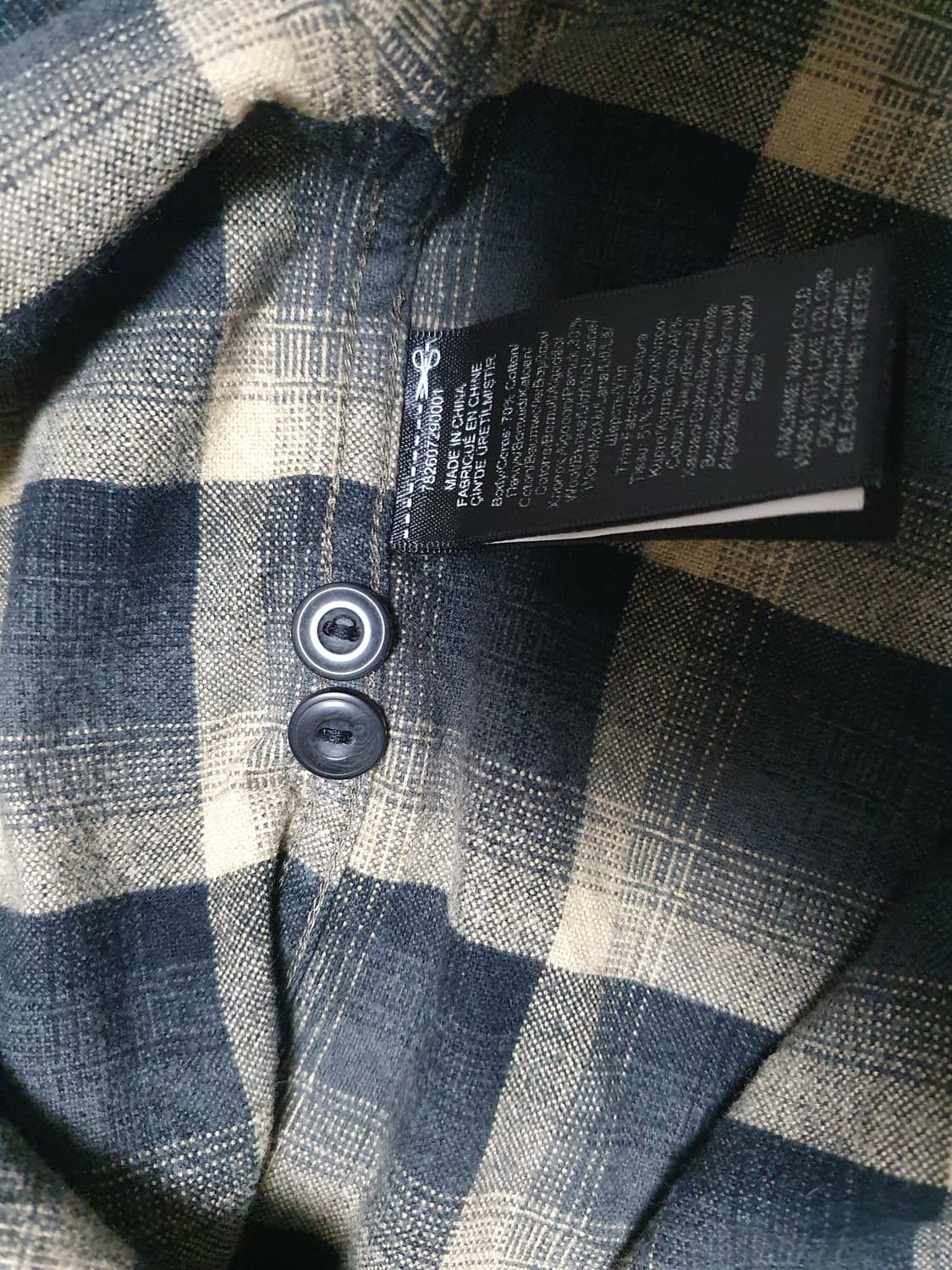 [XL] RRL 명작 코튼 옴브레 워크셔츠 105사이즈 상품이미지5